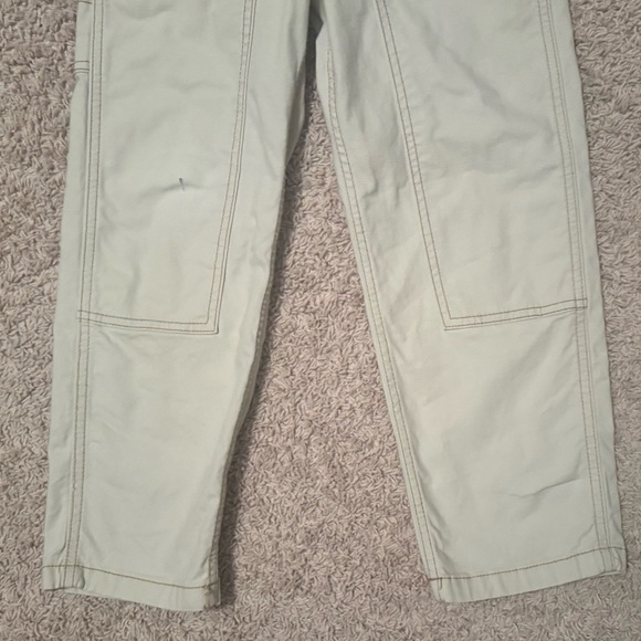 Old Navy girls carpenter wide leg tan pants, size 10 - Picture 2 of 7